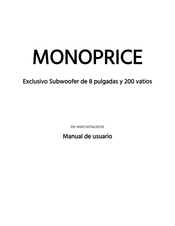 Monoprice 30735 Manual De Usuario