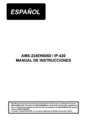 JUKI AMS-224EN6060/IP-420 Manual De Instrucciones