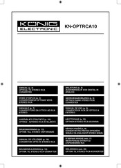 König Electronic KN-OPTRCA10 Manual De Uso