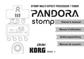 Korg PX-ST-IV Pandora Stomp Manual De Usuario