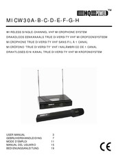 HQ-Power MICW30B Manual Del Usuario
