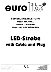 EuroLite LED-Strobe Manual Del Usuario