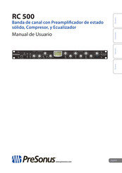 PRESONUS RC 500 Manual De Usuario