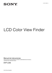 Sony DVF-L350 Manual De Instrucciones