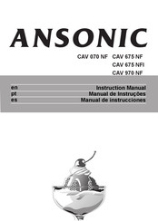 Ansonic CAV 070 NF Manual De Instrucciones