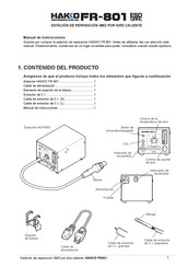 Hakko FR-801 Manual De Instrucciones