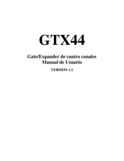 PRESONUS GTX44 Manual De Usuario