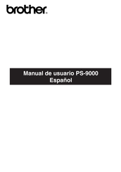 Brother PS-9000 Manual De Usuario