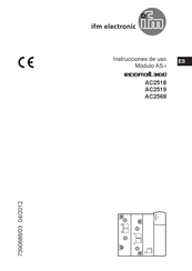 IFM Electronic ecomat300 AC2518 Instrucciones De Uso