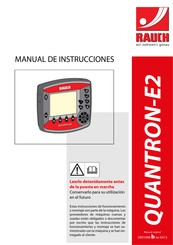 Rauch QUANTRON-E2 Manual De Instrucciones