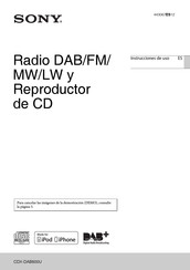 Sony CDX-DAB500U Instrucciones De Uso