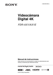 Sony FDR-AX1 Manual De Instrucciones