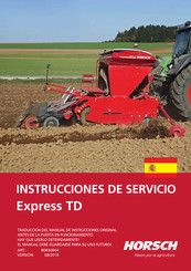 Horsch Express TD Manual De Instrucciones