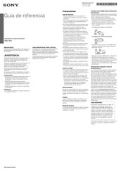 Sony NSZ-GS7 Guía De Referencia
