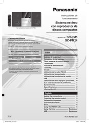 Panasonic SC-PM24 Instrucciones De Funcionamiento