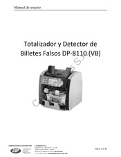 CDP DP-8110 VB Manual De Usuario