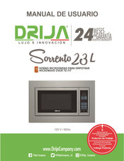 DRIJA Sorrento 23L Manual De Usuario