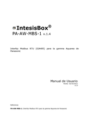 Intesis IntesisBox PA-AW-MBS-1 Manual De Usuario