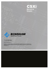 BENSHAW CSXi-022 Manual De Usuario