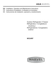 AGA marvel MO24RFS2RS Instrucciones De Instalación, Operación Y Mantenimiento