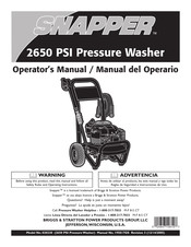 Snapper 2650 PSI Manual Del Operario