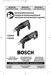 Bosch 11253VSR Instrucciones De Funcionamiento Y Seguridad