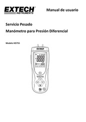 Extech Instruments HD755 Manual De Usuario