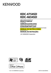 Kenwood KDC-4654SD Manual De Instrucciones