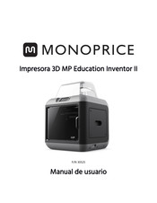 Monoprice MP Inventor II Manual De Usuario