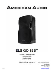 American Audio ELS GO 15BT Manual De Usuario