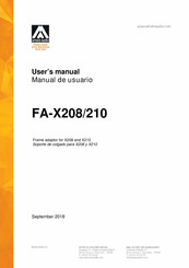 Amate Audio FA-X208 Manual De Usuario