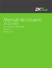 ZKTeco ZK-D3180S Manual De Usuario