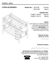 Dorel DA7519W Manual De Instrucciones