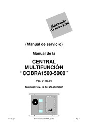 FAAC COBRA5000 Manual De Servicio
