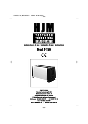 HJM T-150 Instrucciones De Uso