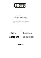 Listo HC 60L1b Manual De Instrucciones