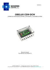 Soverin Control OBELUX CSW-DCW Manual De Usuario