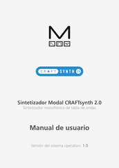 Modal Electronics CRAFTsynth 2.0 Manual De Usuario