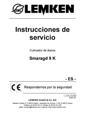 LEMKEN Smaragd 9 K Instrucciones De Servicio