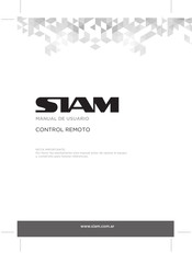 SIAM RG36BB/BGE Manual De Usuario