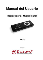 Transcend MP300 Manual Del Usuario