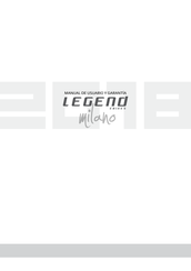 Legend MILANO SMART EBIKE 2018 Manual De Usuario