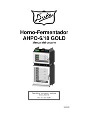 Duke AHPO-18 GOLD Manual Del Usuario