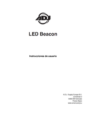 Adj LED Beacon Instrucciones De Usuario