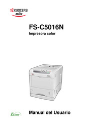 Kyocera Mita FS-C5016N Manual Del Usuario