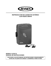 Jensen SCR-75 Manual De Instrucciones