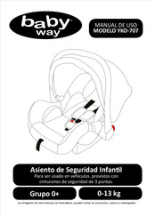 Baby way YKO-707 Manual De Uso