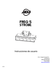 ADJ FREQ 5 STROBE Instrucciones De Usuario