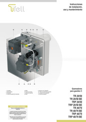 Tifell TR 40/70 BE Instrucciones De Instalación, Uso Y Mantenimiento