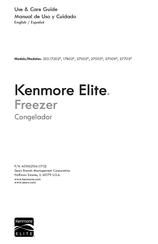 KENMORE ELITE 253.17802 Serie Manual De Uso